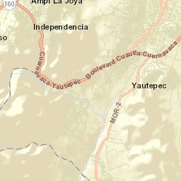 Yautepec Street Map