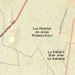San Jerónimo Coyula Street Map