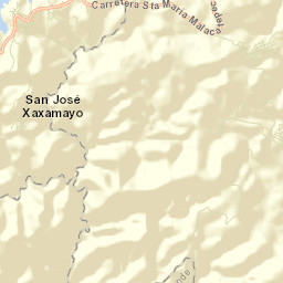 Los Ángeles Tetela Street Map