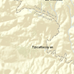 Tzicatlacoyan Street Map