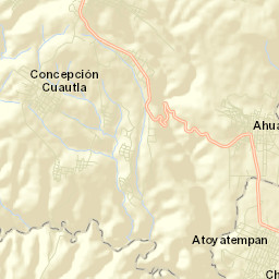Ahuatepec Street Map
