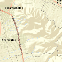 Tecamachalco Street Map