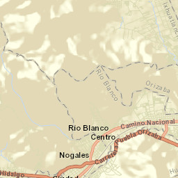 Huiloapan de Cuauhtémoc Street Map