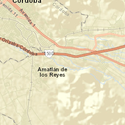 Amatlán de los Reyes Street Map