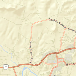 Pune Division Street Map