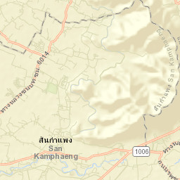 Amphoe San Kamphaeng Street Map