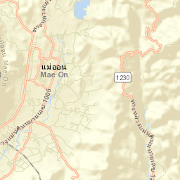 Amphoe Mae On Street Map