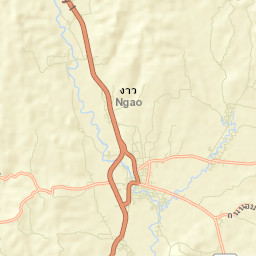 Amphoe Ngao Street Map