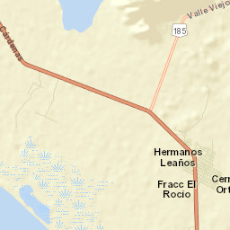 Cerro de Ortega Street Map