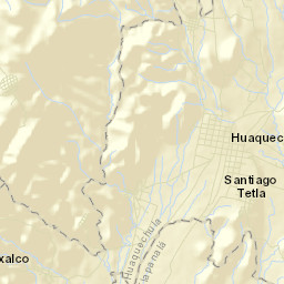 Huaquechula Street Map