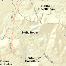 Santa Clara Huitziltepec Street Map