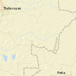 Tlalixcoyan Street Map