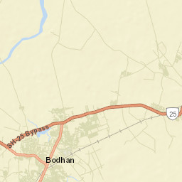 Bodhan Street Map
