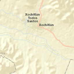 Xochitlan Todos Santos Street Map