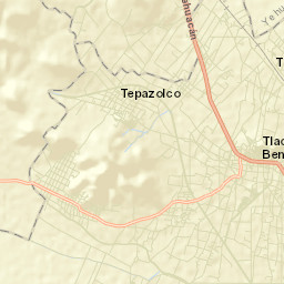 Tlacotepec Street Map