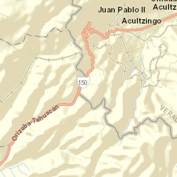 Acultzingo Street Map