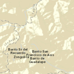Zongolica Street Map