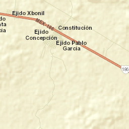 Constitución Street Map