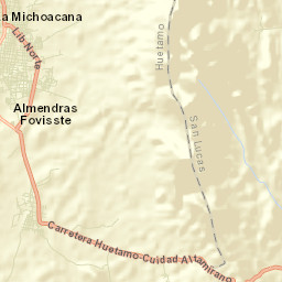 Huetamo de Núñez Street Map