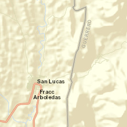 San Lucas Street Map