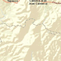Tepexco Street Map