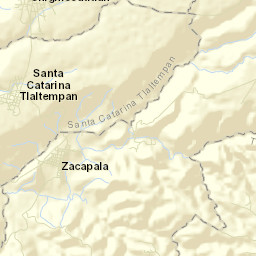 Zacapala Street Map