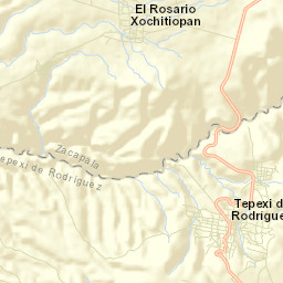 Tepexi de Rodríguez Street Map