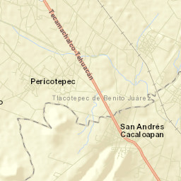 San Andrés Cacaloapan Street Map