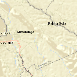 Almolonga Street Map