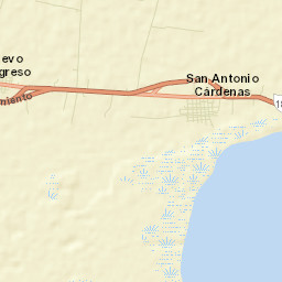 San Antonio Cárdenas Street Map