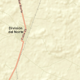 División del Norte Street Map