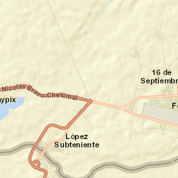 Othón P. Blanco Street Map