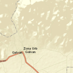 Galván Street Map