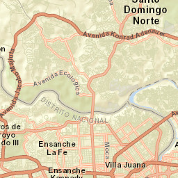 Ensanche Luperón Street Map