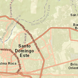 Santo Domingo Este Street Map
