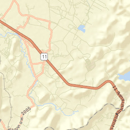Amphoe Mueang Lamphun Street Map