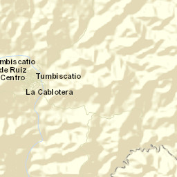 Tumbiscatío de Ruiz Street Map
