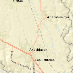 Axochiapan Street Map