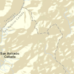 San Antonio Cañada Street Map