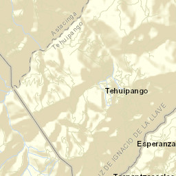 Tehuipango Street Map