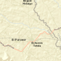Tetela Street Map