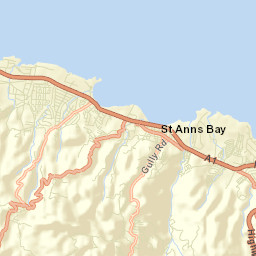 St. Ann's Bay Street Map