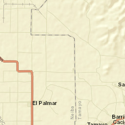 El Palmar Street Map
