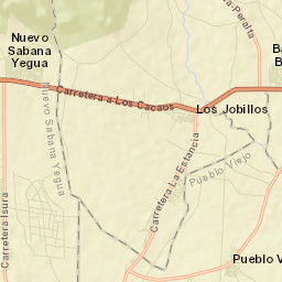 Pueblo Viejo Street Map