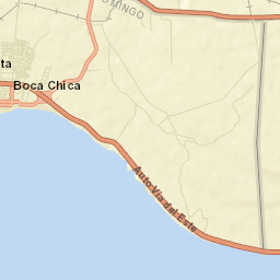 Boca Chica Street Map