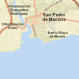 San Pedro de Macorís Street Map
