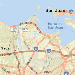 Cataño Street Map