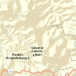 Acapetlahuaya Street Map