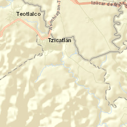 Tzicatlán Street Map