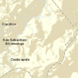San Sebastián Alcomunga Street Map